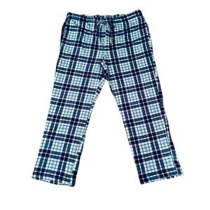 Sonoma Blue Plaid Drawstring Pajama Pant Size Large